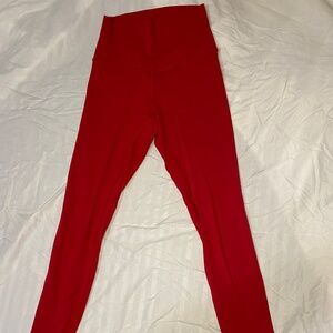 Red Free Spirit leggings
